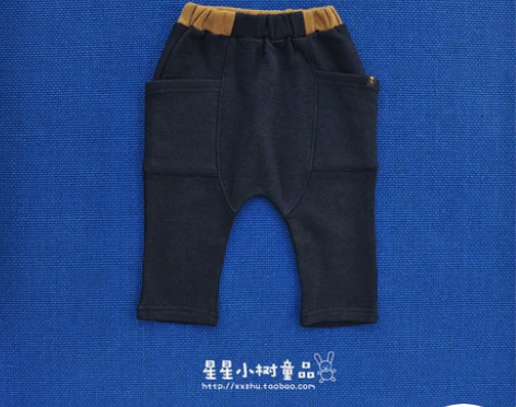 韩国小雨伞儿童裤子加厚抓绒保暖棉裤全新，1...