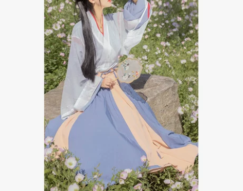 五五年汉服女 晗露 交领襦裙 3米摆 感兴...