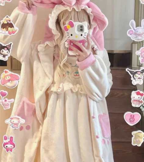 原创新款纯色瞌睡扑扑软熊秋冬加厚少女软萌可...