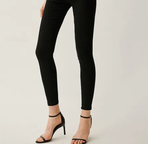 伊芙丽裤子女夏季新款韩版黑色铅笔裤小脚裤外...