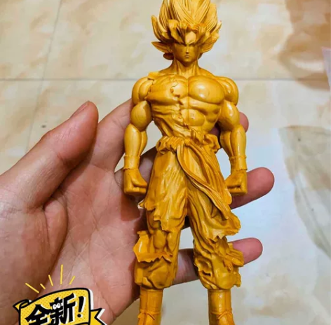 木雕摆件崖柏雕刻手把件家居饰品动漫人物手办...