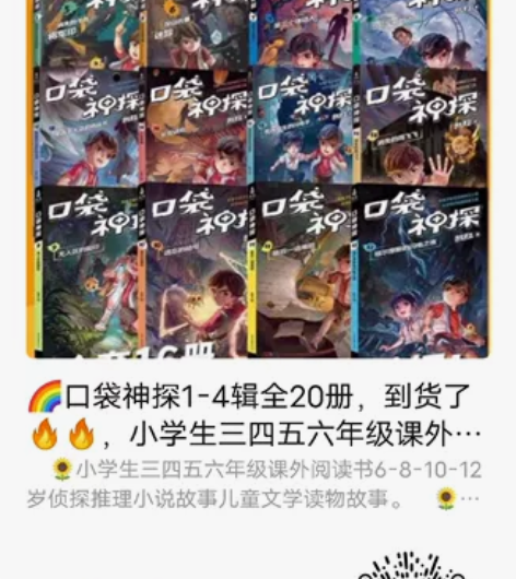 口袋神探1-4辑全20册 第一辑6册 第二...