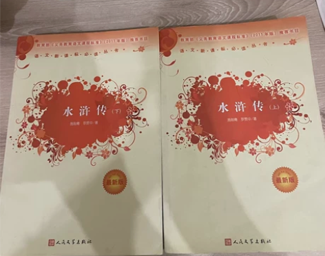 水浒传语文新课标必读丛书 上下两册！正品！...