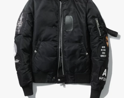 UO男装 冬季短款空军飞行员羽绒服男青年时...