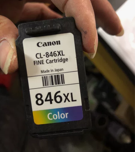 佳能846XL墨盒，空盒，墨水打完换下来的...