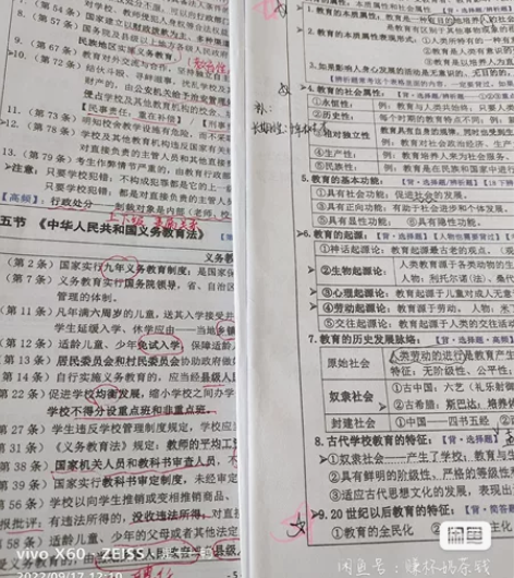 教资重点笔记本最新的,重点突出直接背,中学...