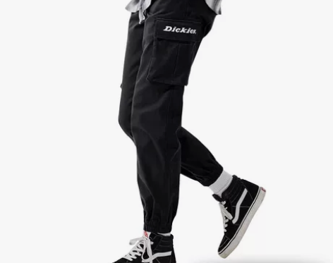 Dickies工装束脚裤 秋冬季LOGO印...