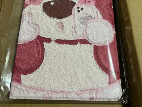 油画草莓熊适用联想小新pad10.6寸 全...