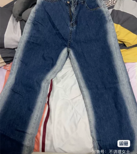 修容阔腿牛仔裤，本人168 120斤梨型身...