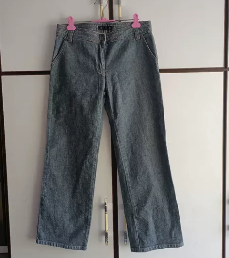 j.crew纯棉牛仔裤女165码，腰围74...
