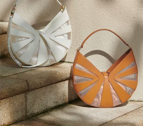 PEDRO手提包22夏季新款女拼接透明斜挎...