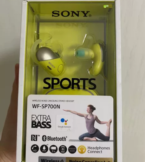 Sony/索尼 WF-SP700N 无线蓝...
