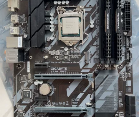 出在用技嘉z370-hd3主板一块。收块合...