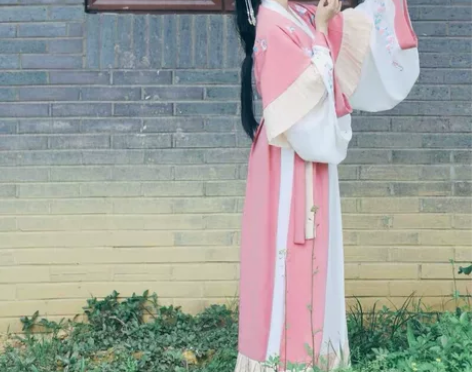 婉霓裳原创汉服女晋制春徕交领半臂半腰～白菜...