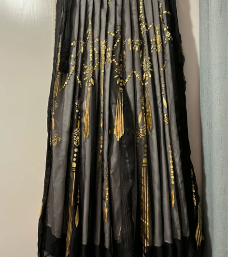 艺缕 黑云鹤 6米摆 全新仅试穿 全套出 ...