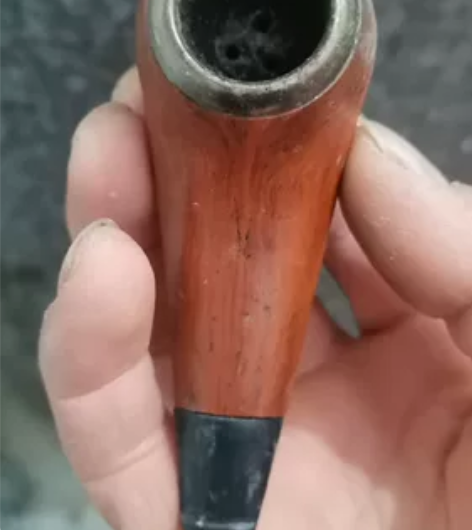 八九十年代的一个实木老烟斗，品相没毛病，看...