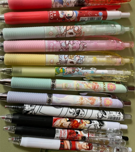 灌篮高手，百变小樱，机器猫中性笔 收藏意义...