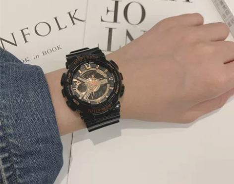 林小宅手表男女中学生超火电子表全自动非机械...