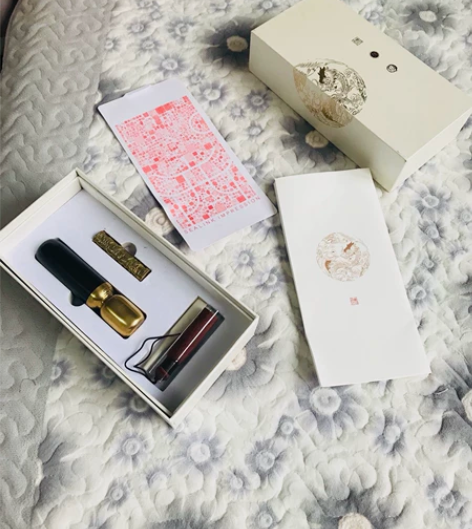 西泠印社龙凤随心印，全新未使用，别人送的，...