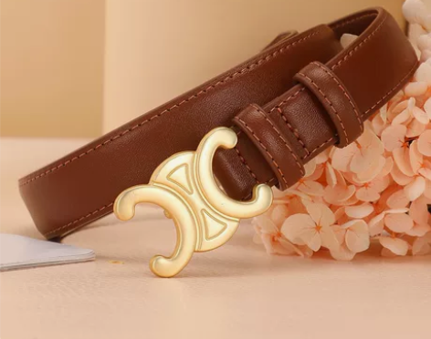 凯旋门赛琳网红皮带女款韩版牛仔时尚百搭in...