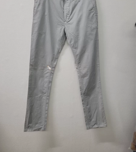 阿玛尼直筒修身弹力休闲裤，闲置正品全新，灰...