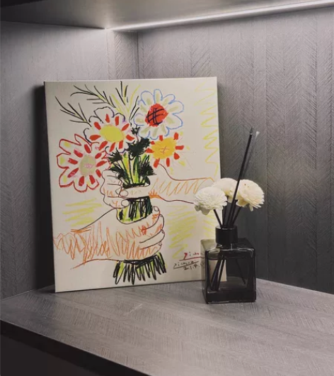 全新 文艺小众装饰画 艺术感家居装饰画 无...