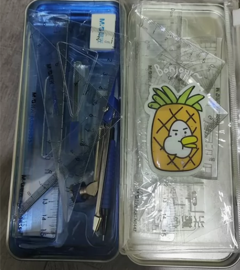 三角板出卖,赠斑马水彩笔和36色彩铅 感兴...