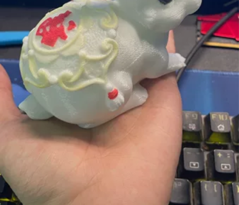 3D打印 玉兔 福兔，一只包邮春节不打烊 ...
