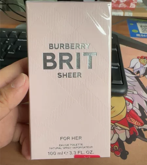 Burberry brit粉红恋歌香水 1...