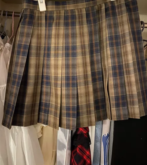 布朗庄园 jk 格裙 可换 仅试未下水一直...