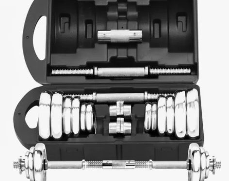 哑铃包邮 电镀20公斤15kg健身器材 男...