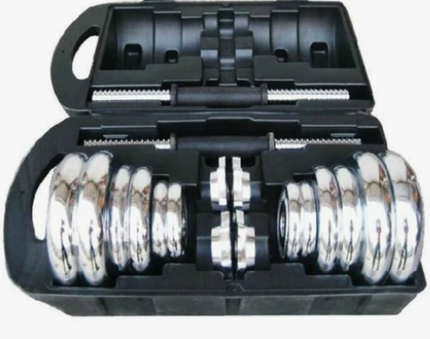 足重精装15KG20KG礼盒套装哑铃一对防...