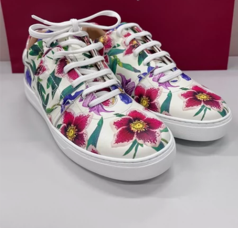 ferragamo 花系列女士运动鞋 杨m...