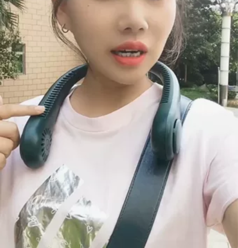 挂脖小风扇便携式小型手拿无叶制冷户外超长续...