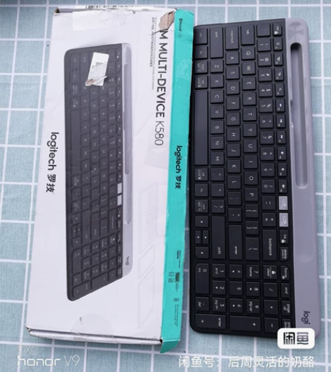 罗技（Logitech）K580 轻薄多设...