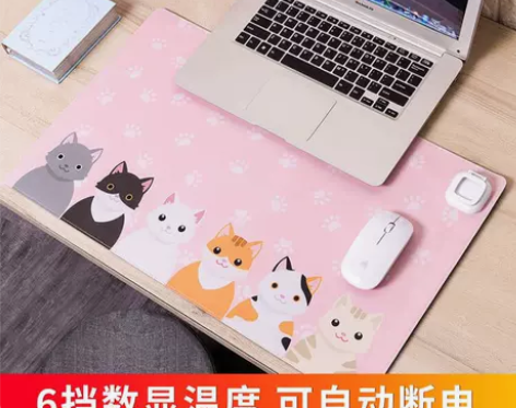 发热垫暖桌垫 办公室电脑键盘鼠标学生多功能...