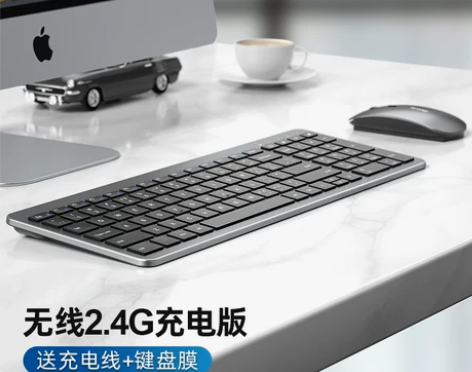 BOW航世电脑外接无线蓝牙键盘超薄无声鼠标...