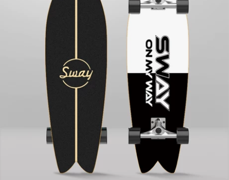 【88狂欢价】斯威陆地冲浪板儿童滑板路冲初...