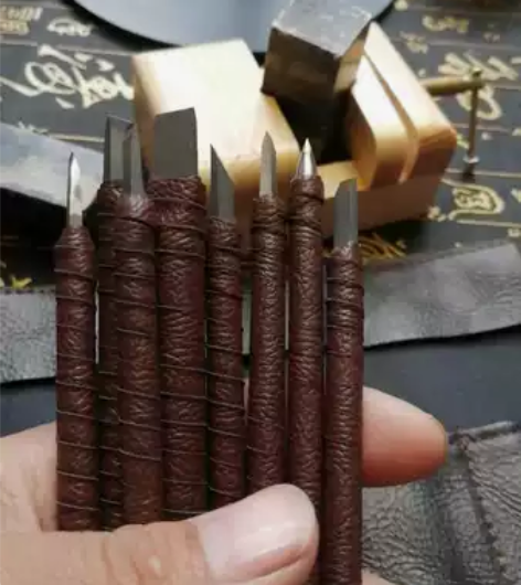 钨钢篆刻刀实用套装8支套装合拍 赠送:印...