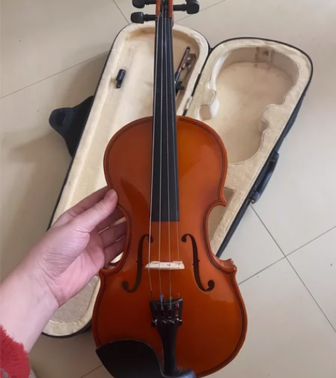 适合小提琴初学者，琴行1200买的，微瑕疵...