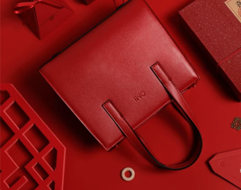 ?欧米omi红色包包女新款2021女士结婚...