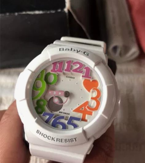 卡西欧baby-G防水手表 购于日本,有明...