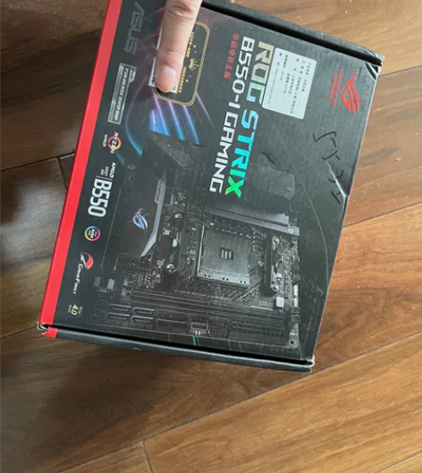 华硕b550i主板 箱说全，还有半年保修，...