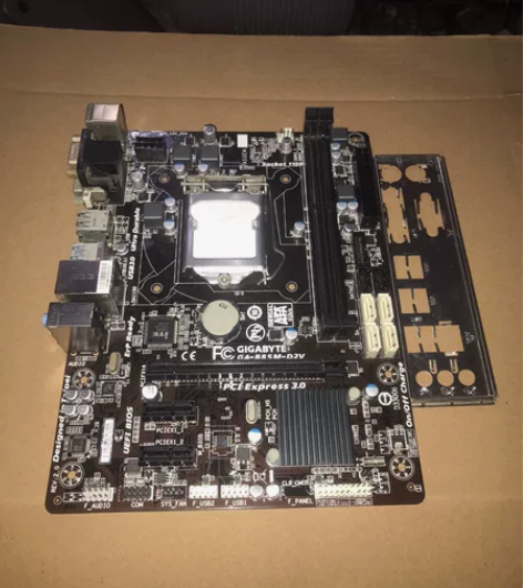 技嘉B85主板 拆机几张技嘉B85M-D2...