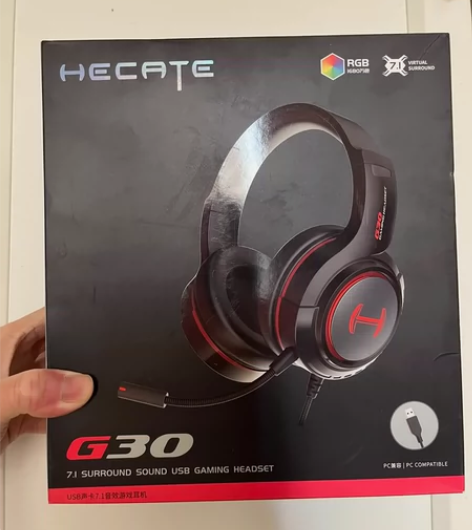 漫步者耳机 G30 USB声卡版 全新未拆封