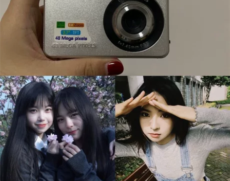 数码照相机校园mini相机随身便携式高清高...