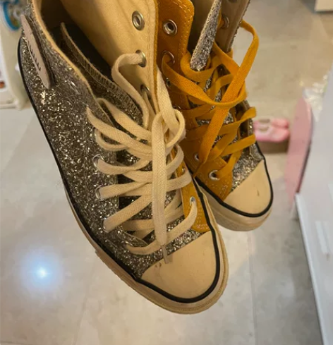 converse双面 9成新 38码 感兴...