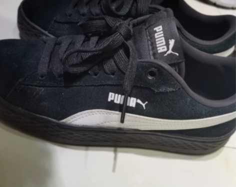 彪马板鞋女鞋2019冬8.5新橡胶 耐磨 ...