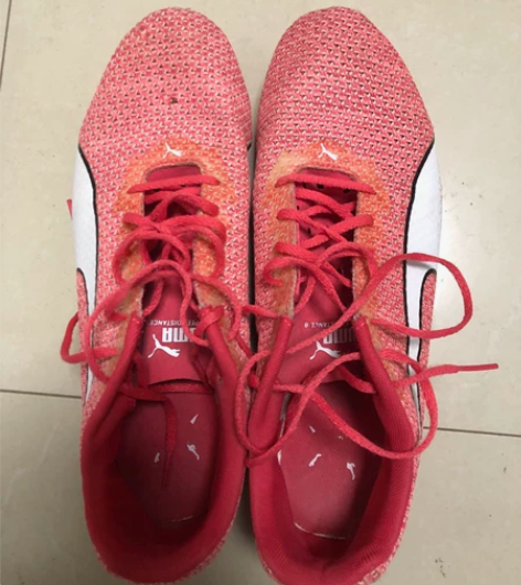 puma钉鞋42.5码 体考完了用不到了 ...