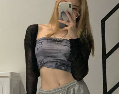 DREAM SEVEN77 美式印花抹胸女...